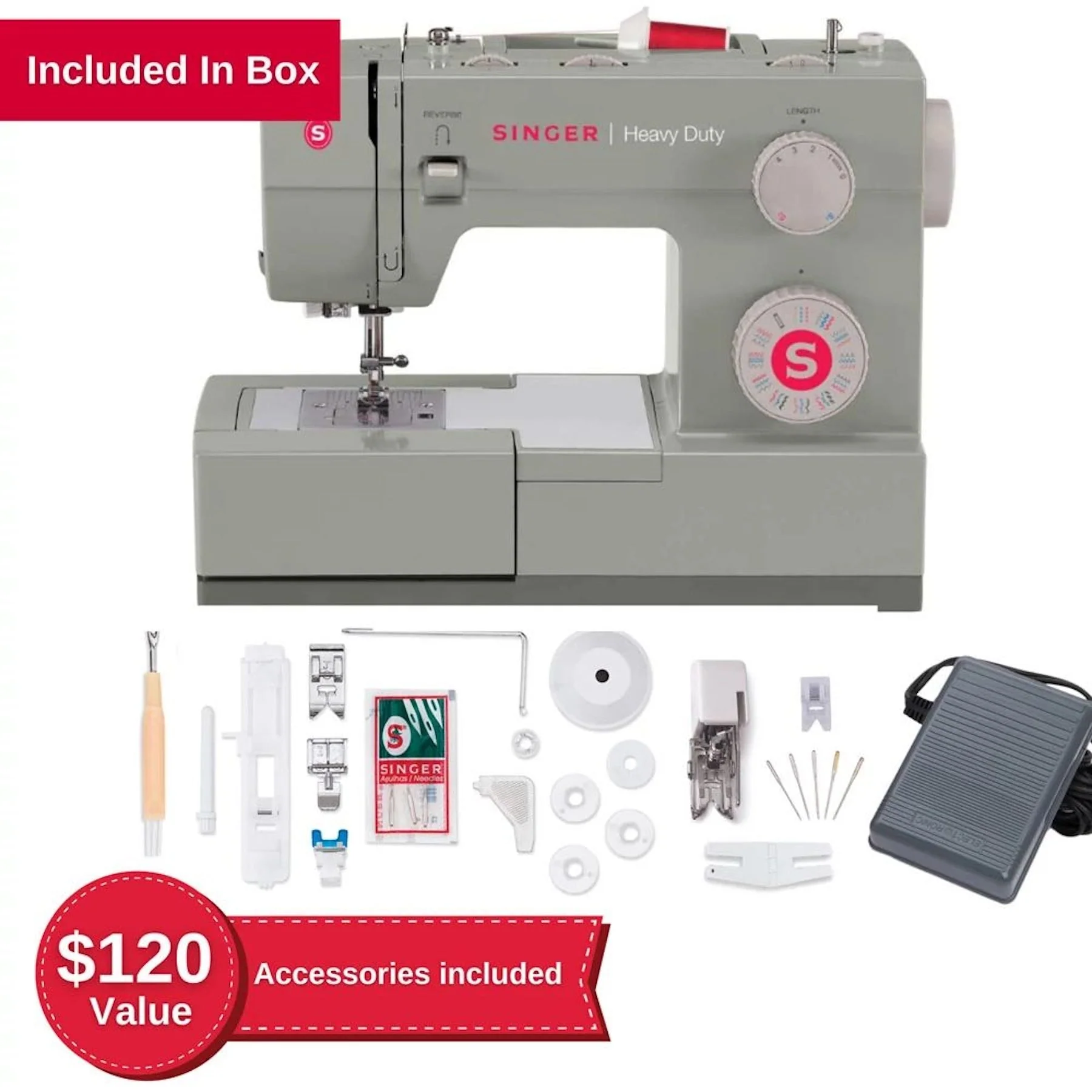 SINGER® Heavy Duty 4452 Sewing Machine - Image 3