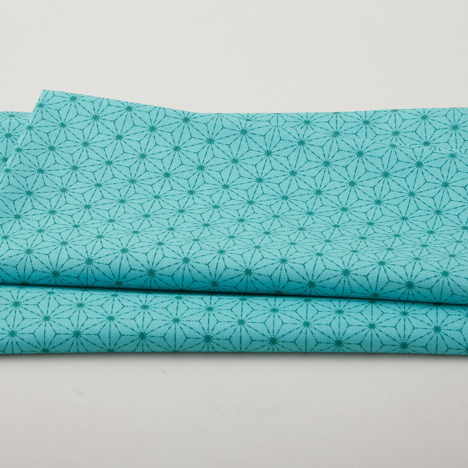 Snow Fall - Stitches Turquoise 2 Yard Cut