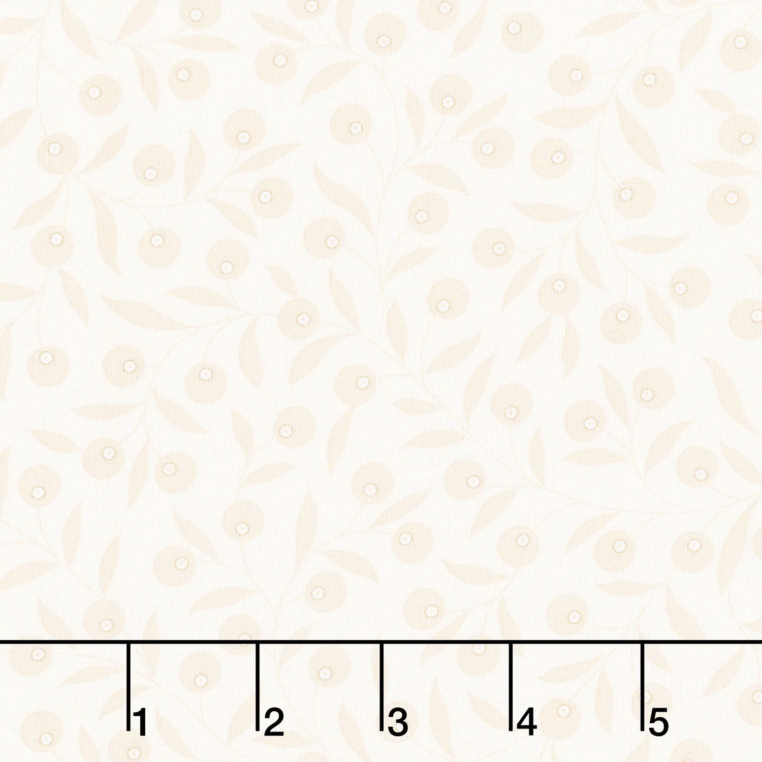 Snow Flurry - Sparkleberry Cream Yardage
