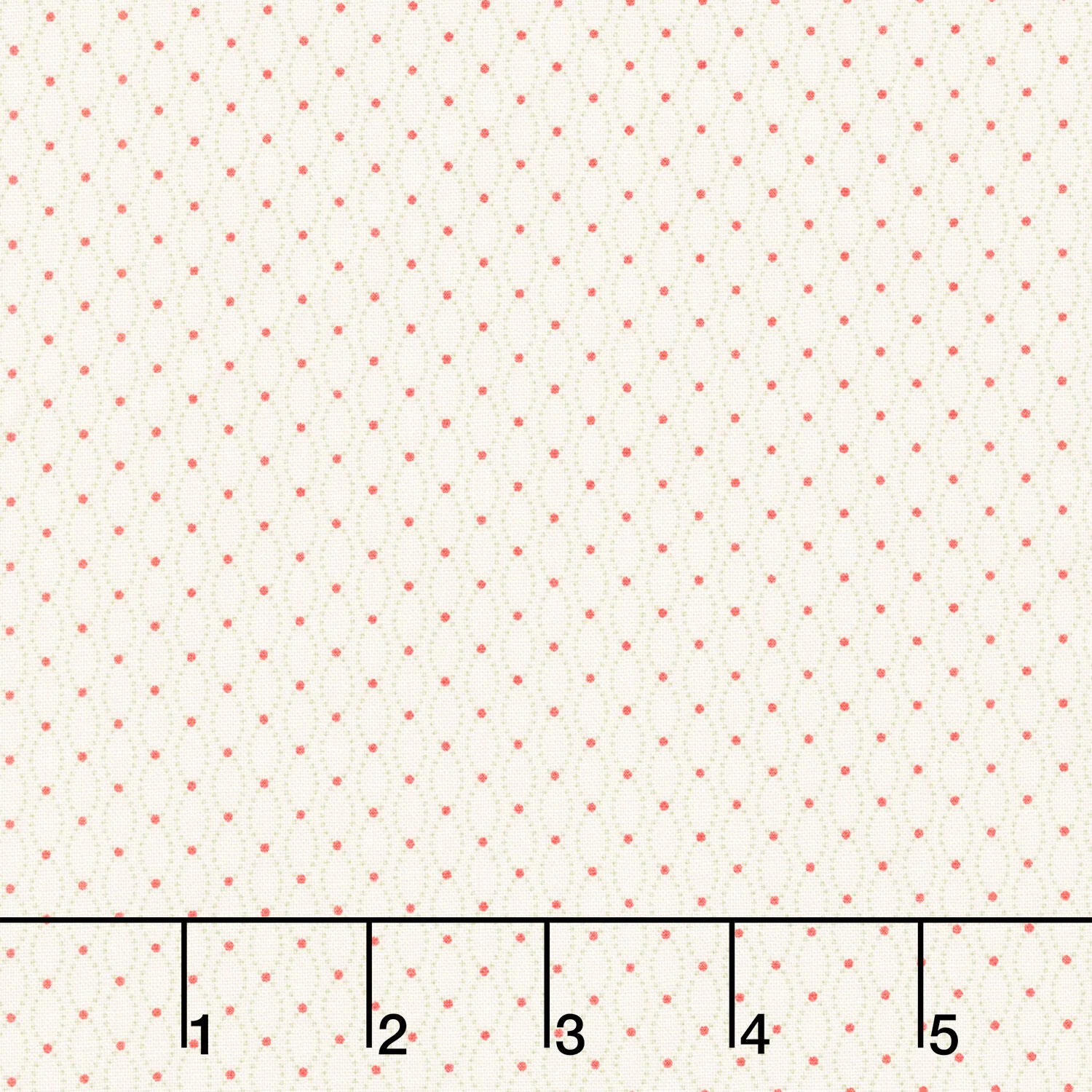Snow Flurry - String of Lights Holly Yardage
