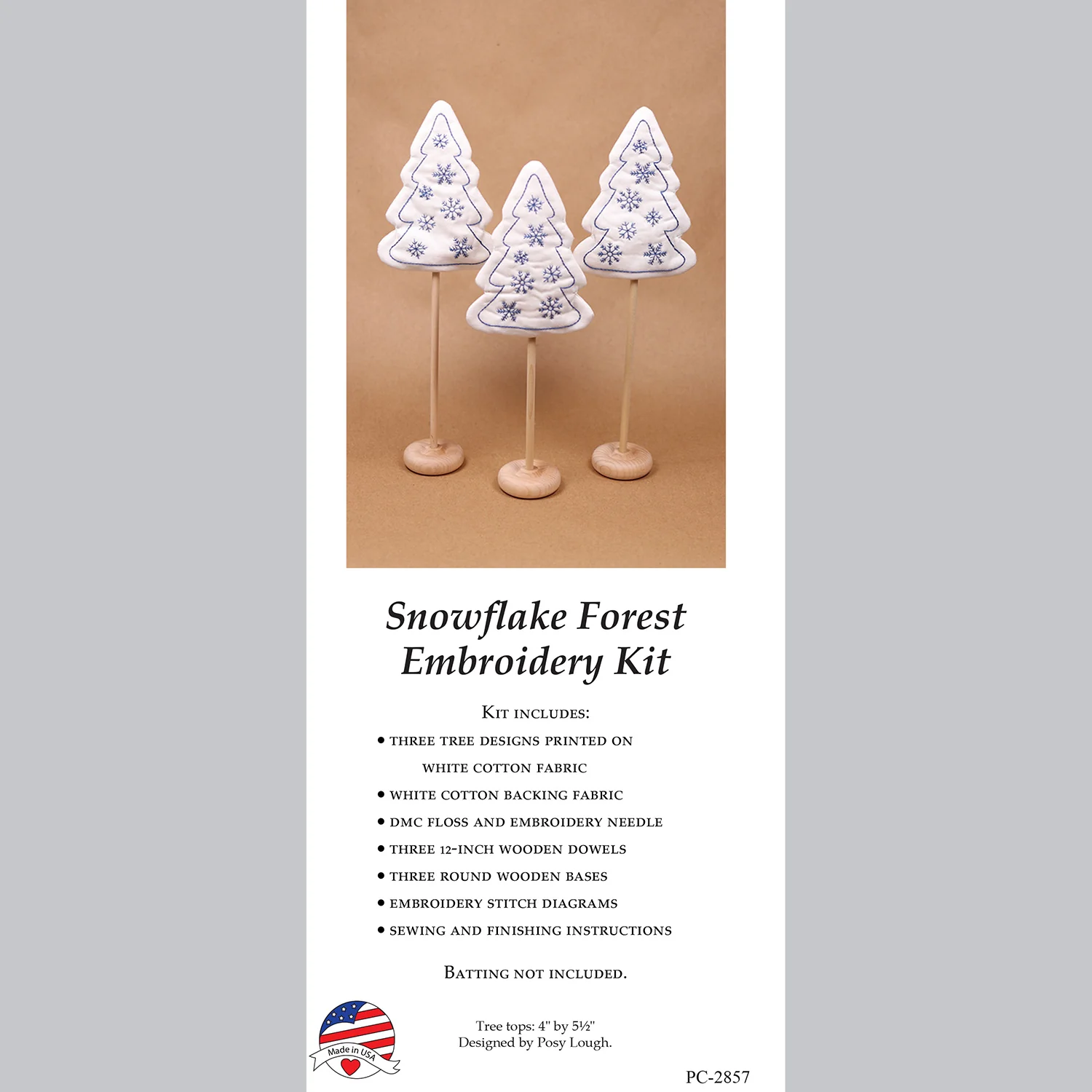 Snowflake Forest Embroidery Kit - Image 3
