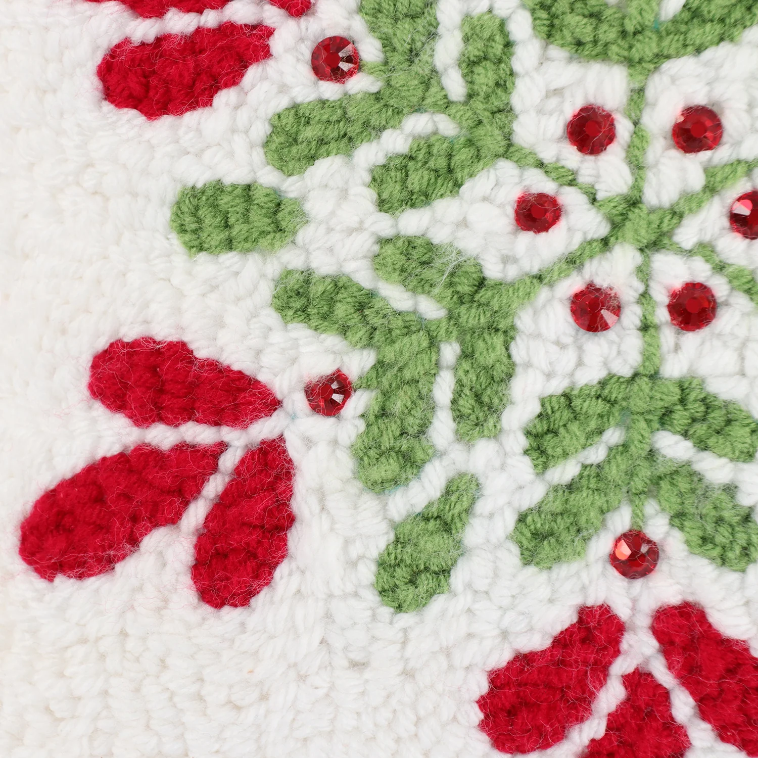Snowflake Shimmer Punch Needle Embroidery Frame Kit - Image 3