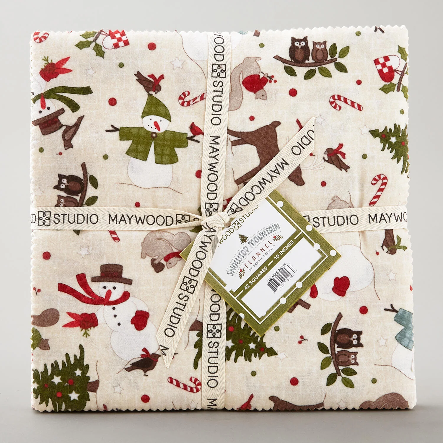 Snowtop Mountain Flannel 10" Squares - Image 2