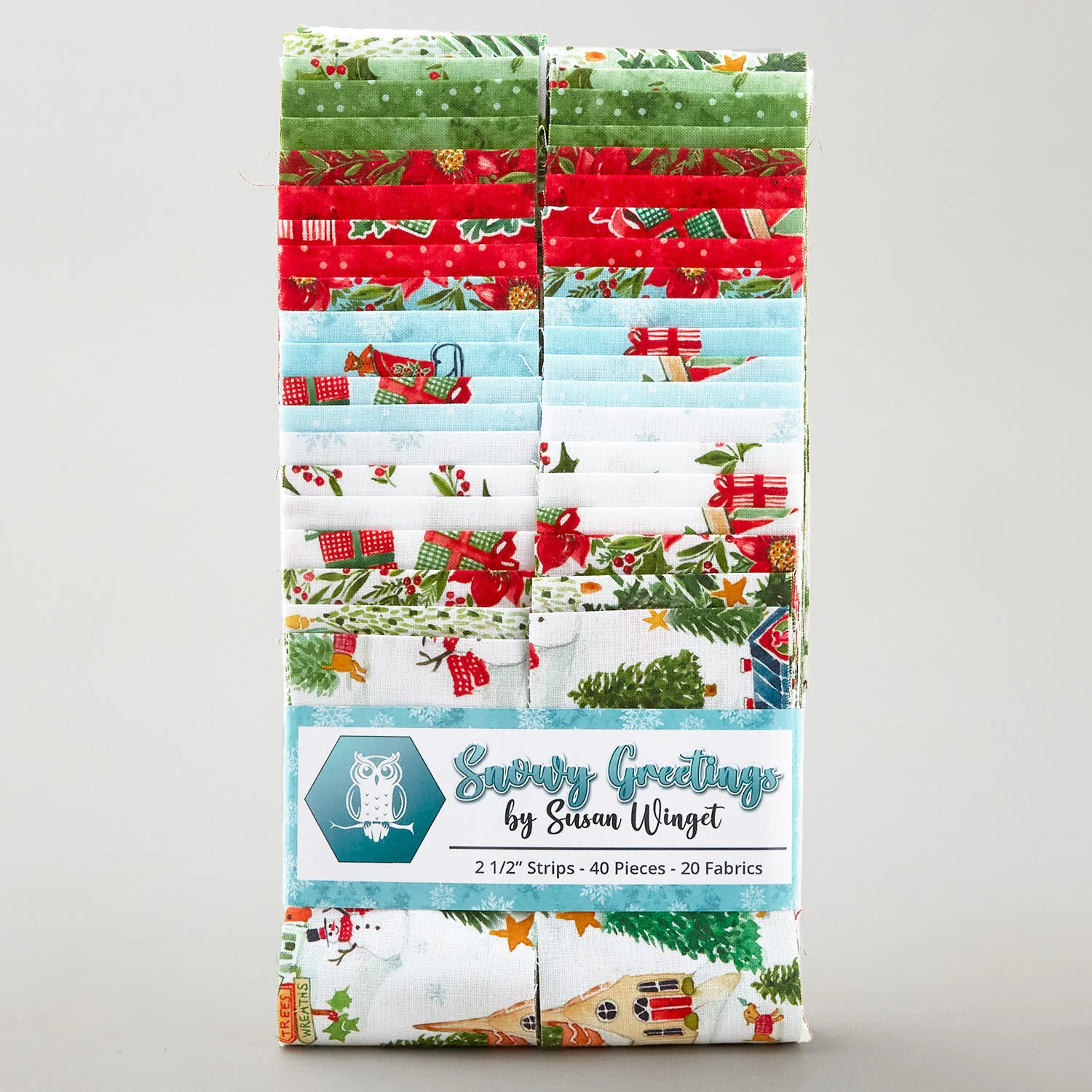 Snowy Greetings 2 1/2" Strips - Image 2
