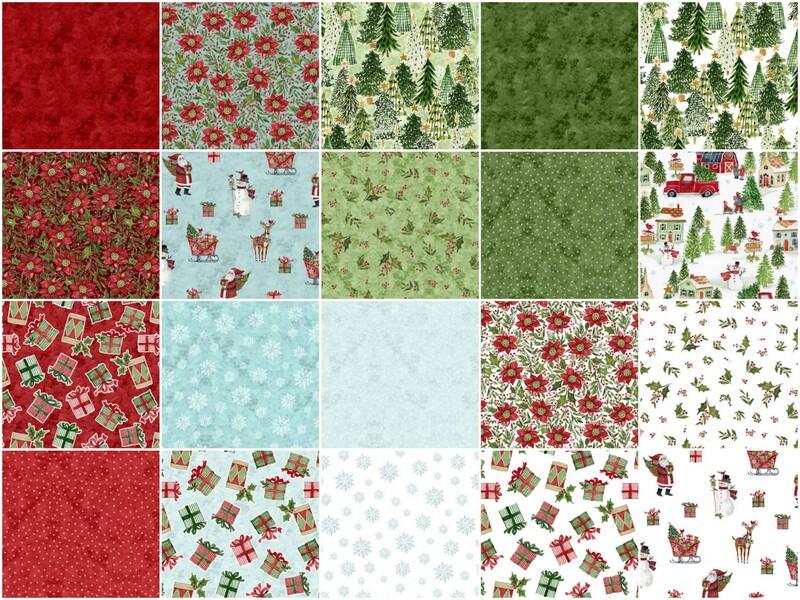Snowy Greetings 5" Squares - Image 3