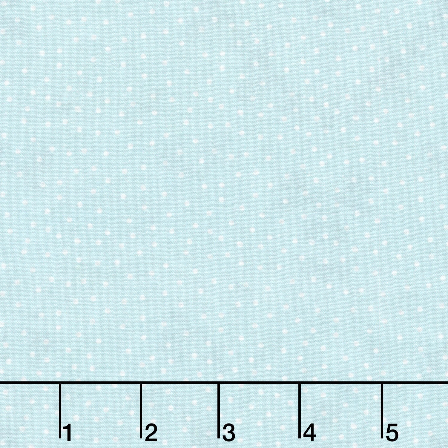 Snowy Greetings - Dots Blue Yardage