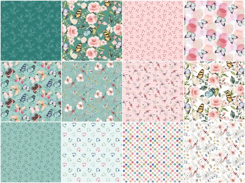 Soft Petals Favorites Fat Quarter Bundle 12 piece - Image 3