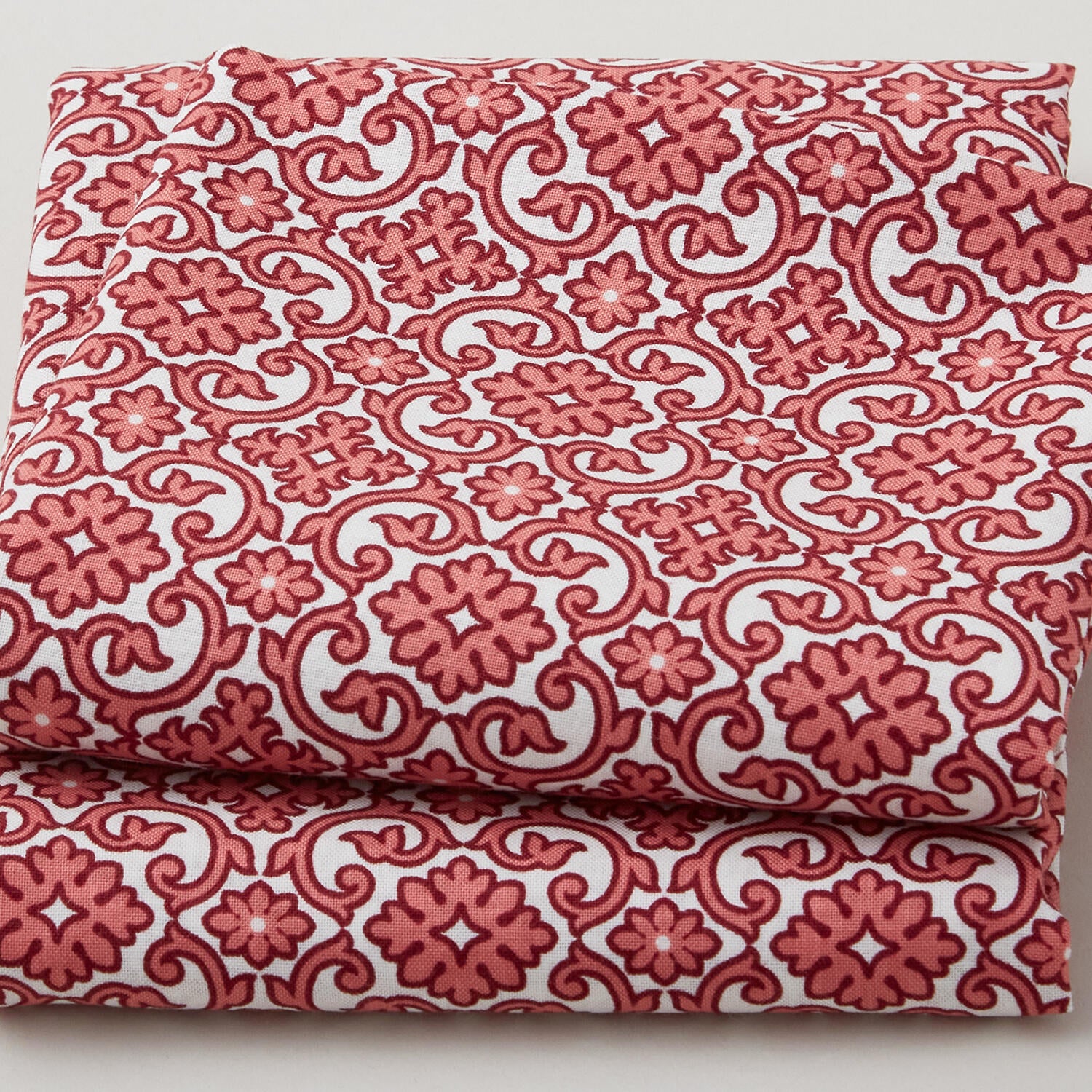 Softly - Damask Red 2 Yard Cut