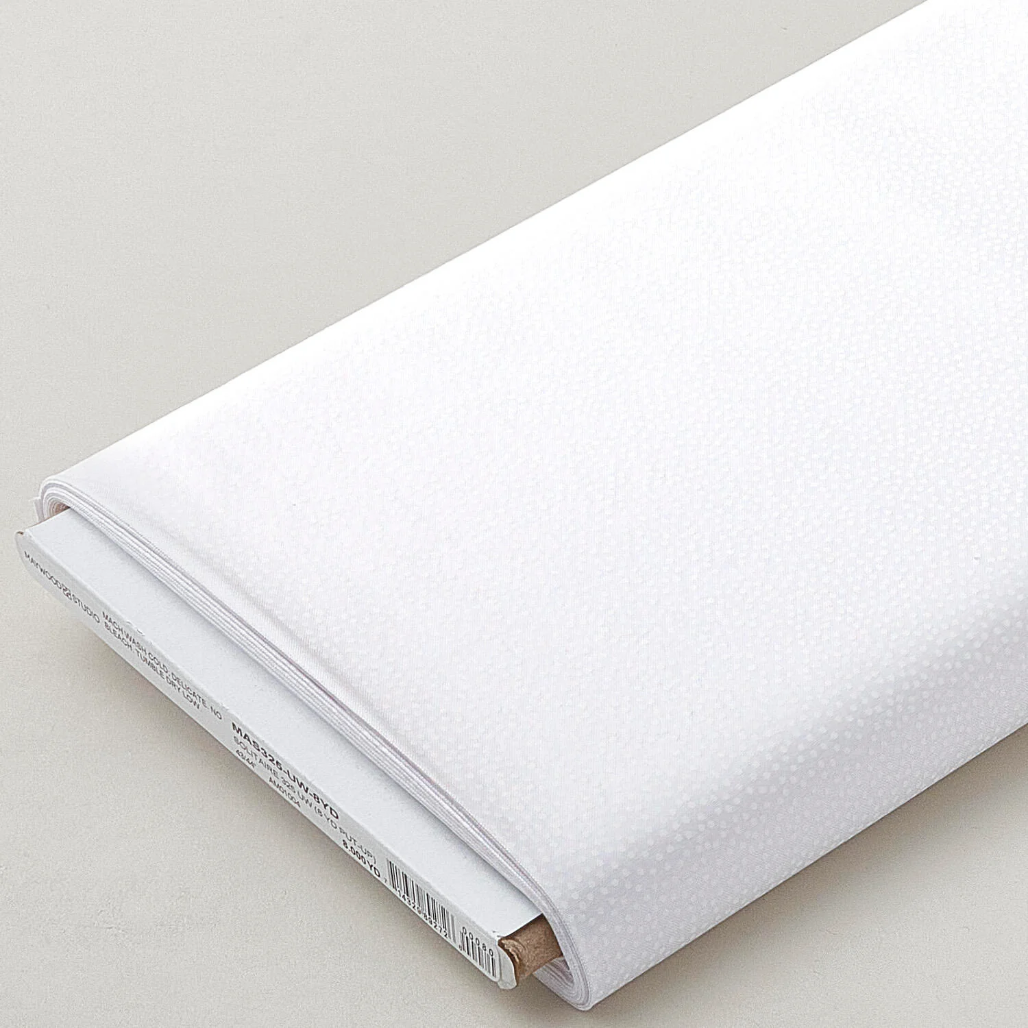 Solitaire Whites - Ultra White Dots 8 Yard Bolt - Image 2