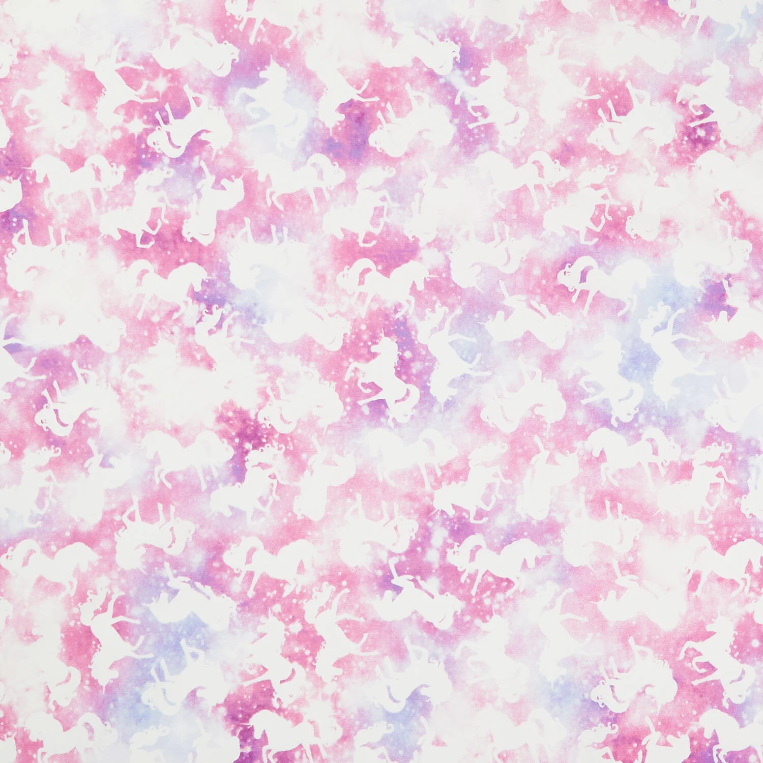 Sparkle Magic - Unicorn Toss Dark Pink Multi Yardage