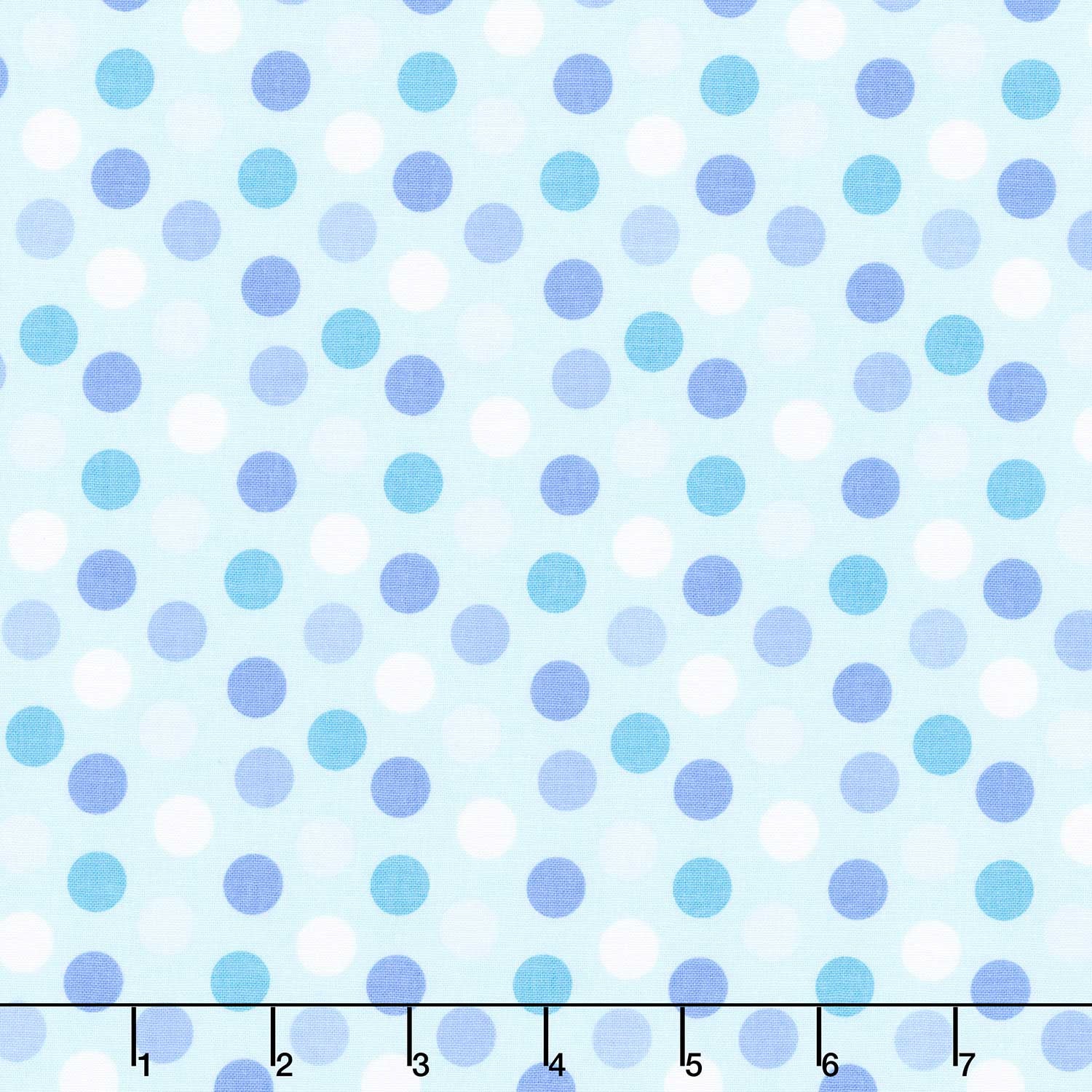 Special Delivery - Dots Blue Yardage