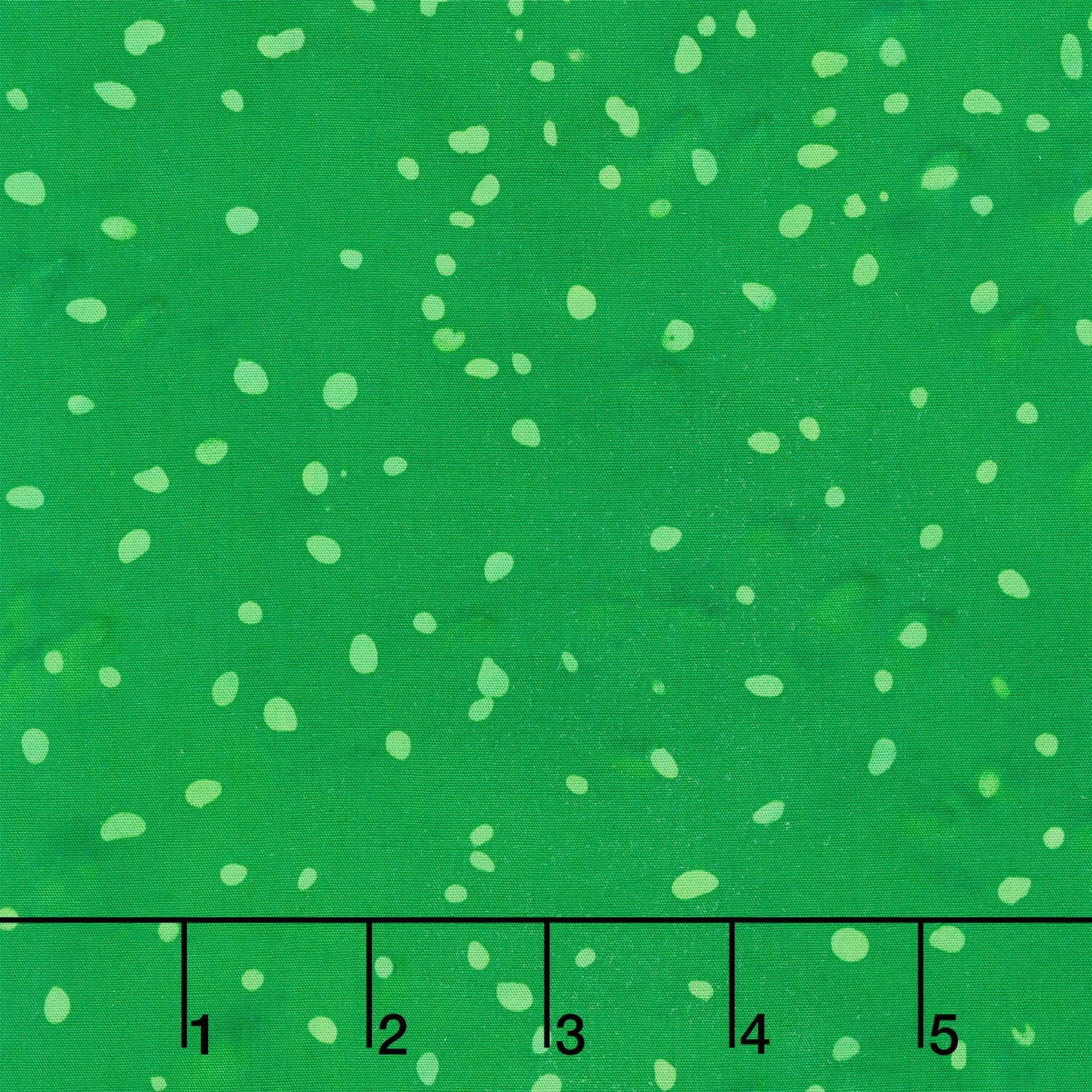 Speckles Batiks - Dots Shamrock Yardage