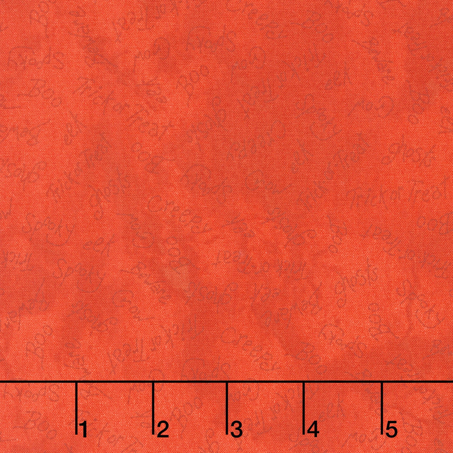 Spooky Stitches - Spooky Words Orange Yardage