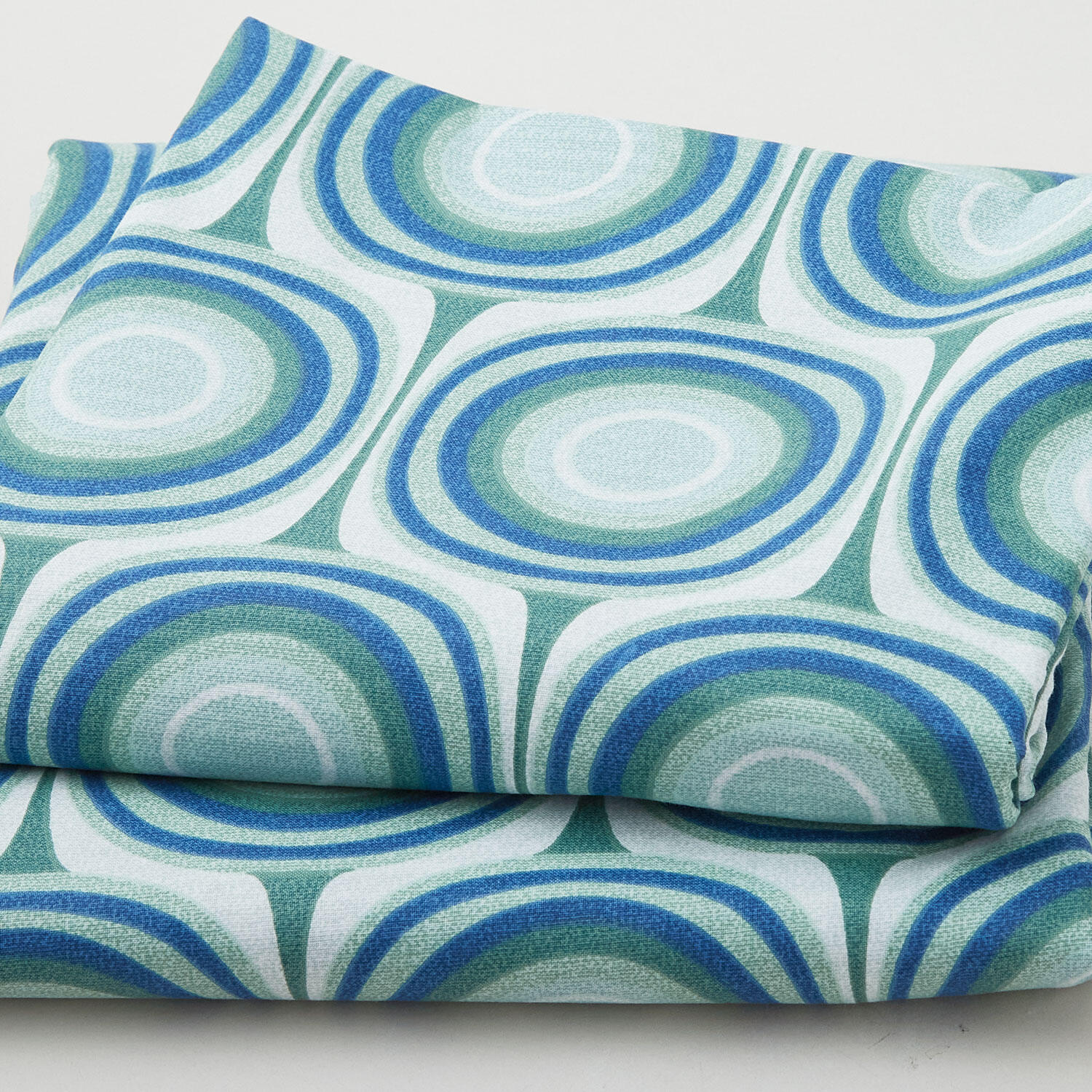Squircle - Squircle Design Blue/Green 108" Wide 3 Yard Cut
