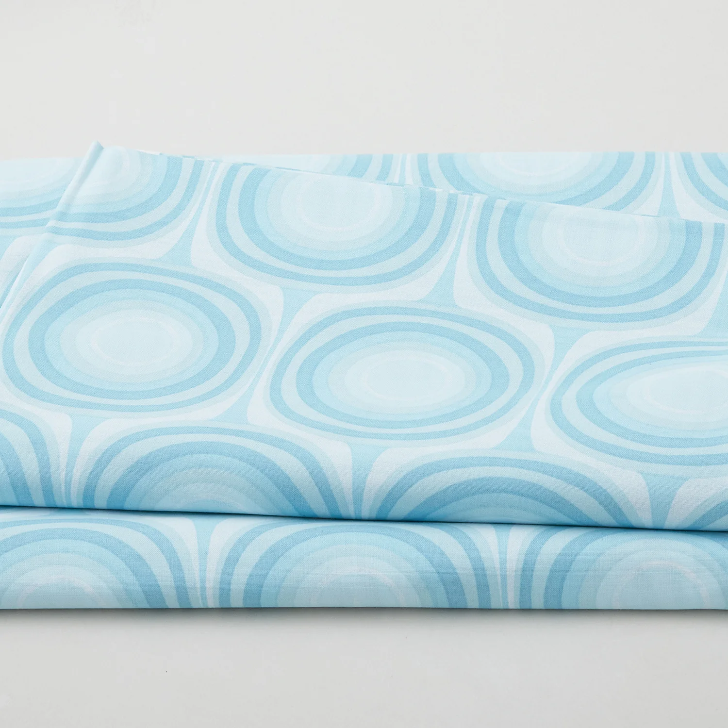 Squircle - Squircle Design Light Aqua 108" Wide 3 Yard Cut