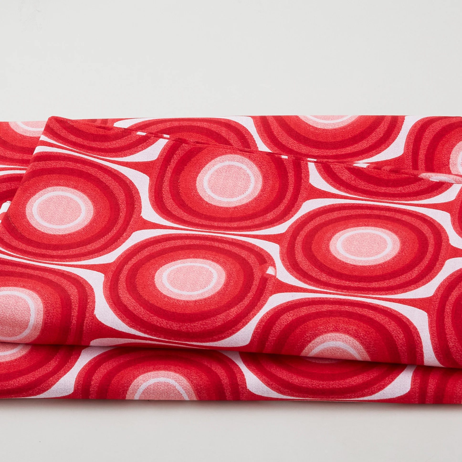 Squircle - Squircle Design Red/White 108" Wide 3 Yard Cut