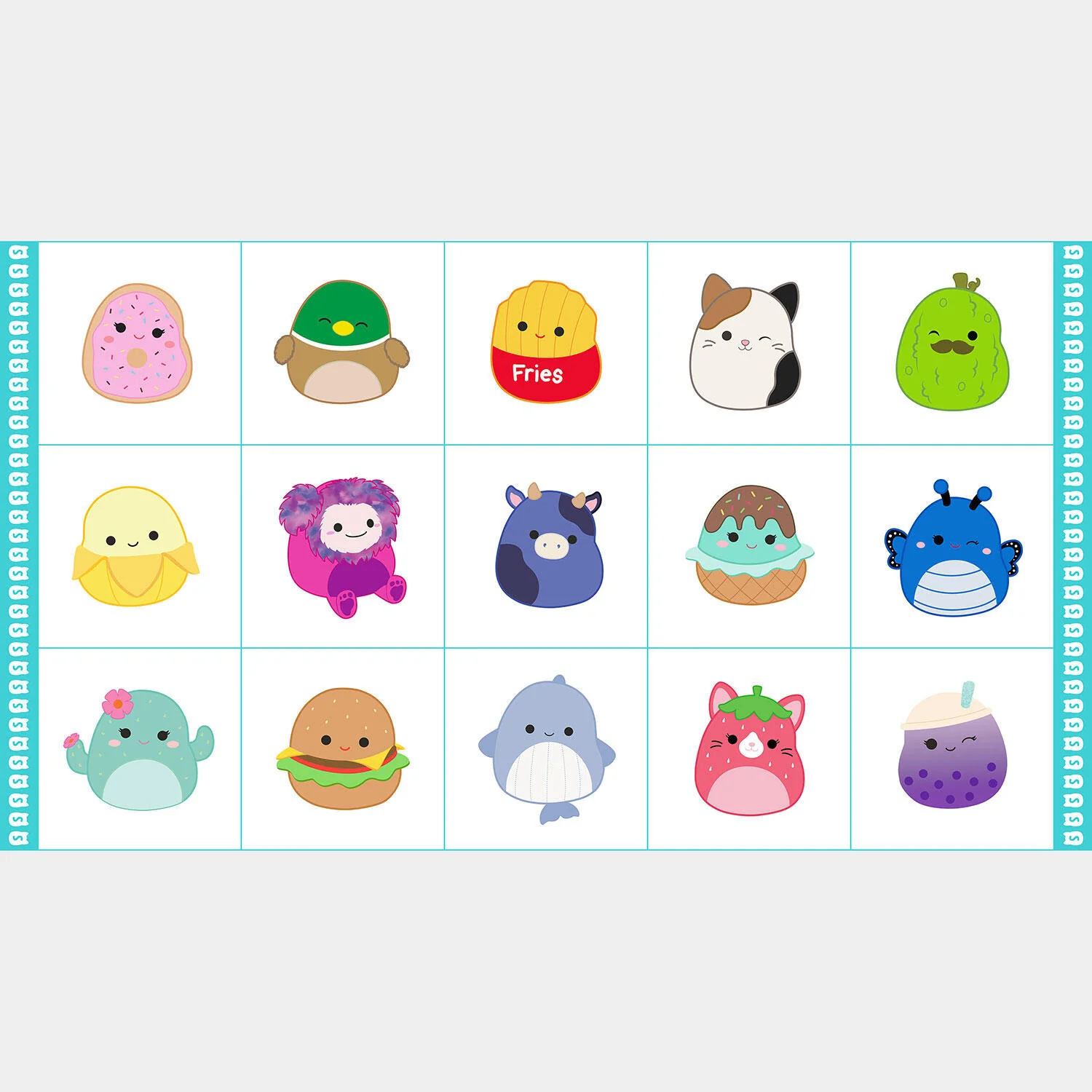 Squishmallows - Character Blocks White Panel