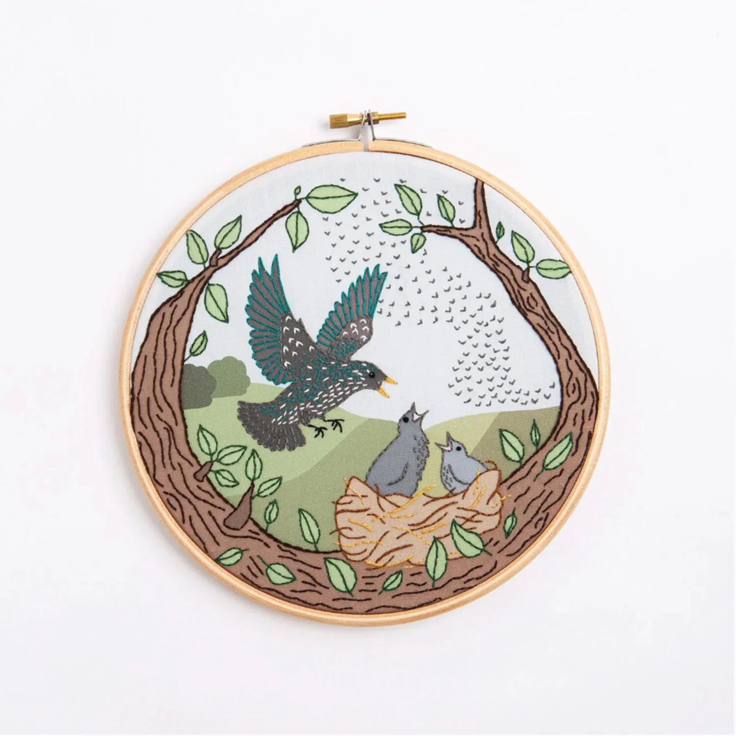 Starling Song Embroidery Kit