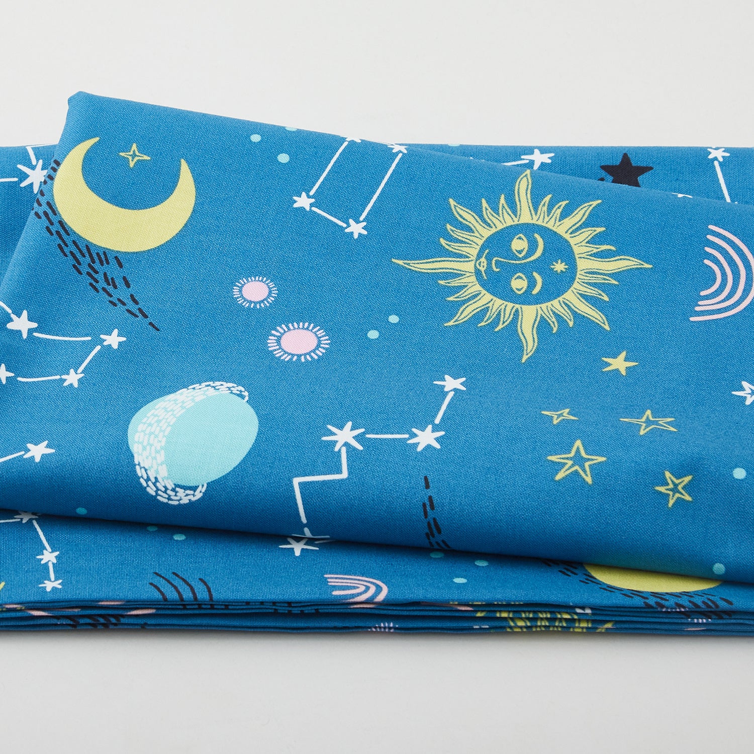 Starry Night - Skyview Glow-in-the-Dark Blue 2 Yard Cut