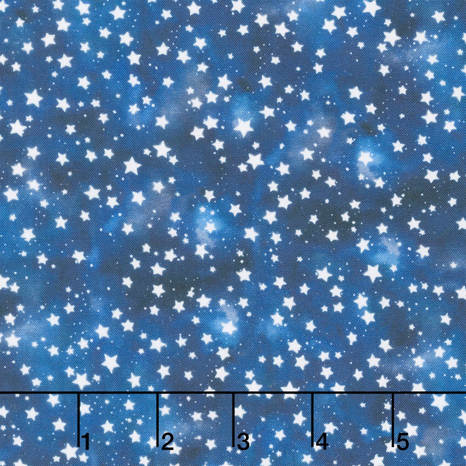 Stars and Stripes - Small White Stars Blue Yardage