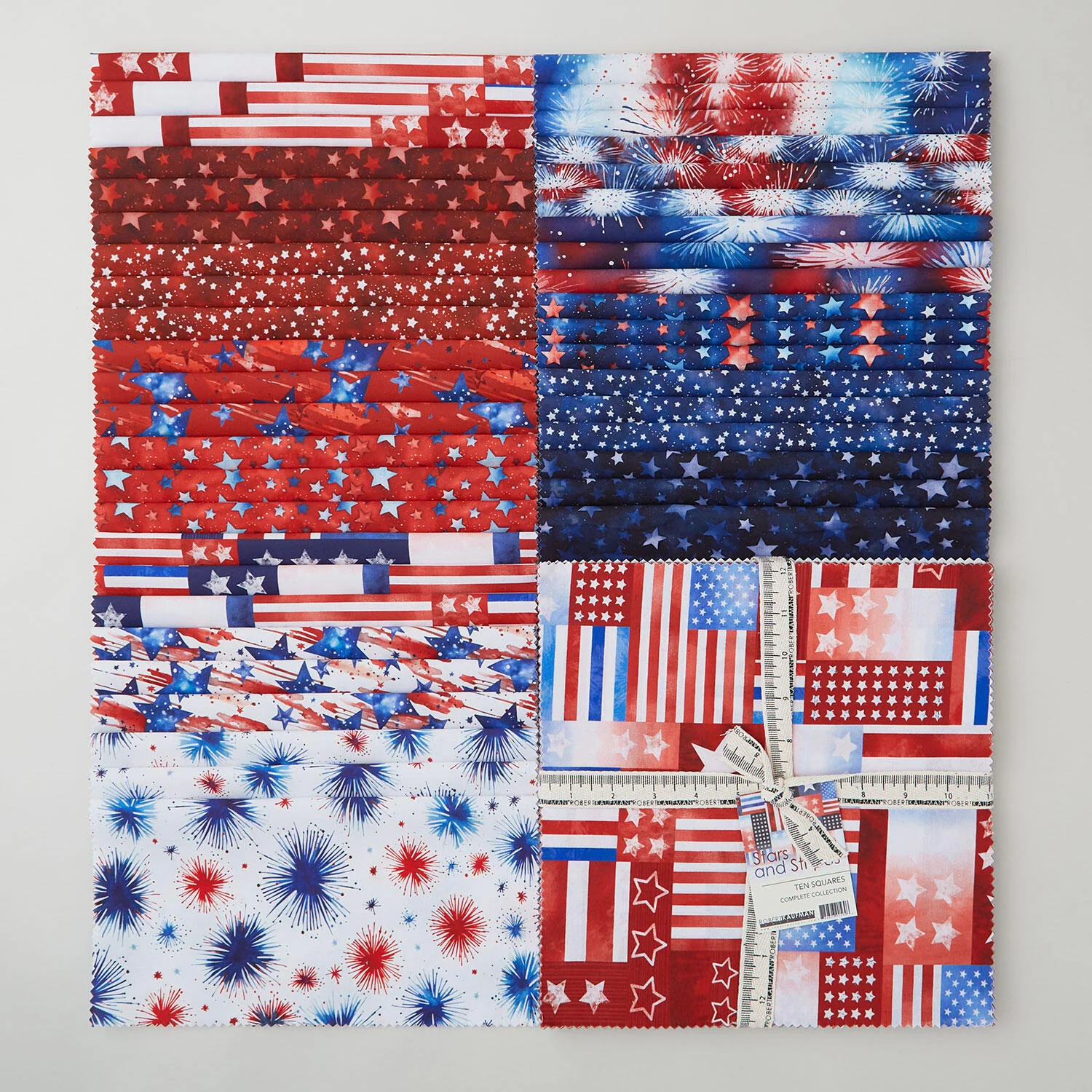 Stars and Stripes Ten Squares