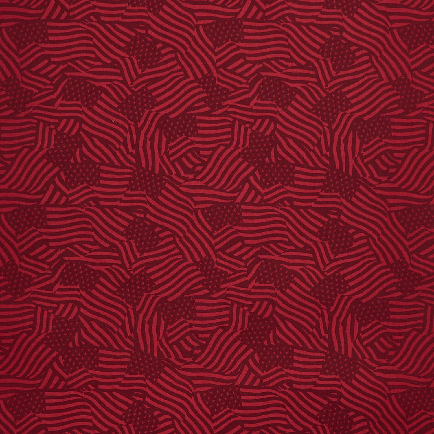 Stars Of Valor - Flag Texture Red Yardage