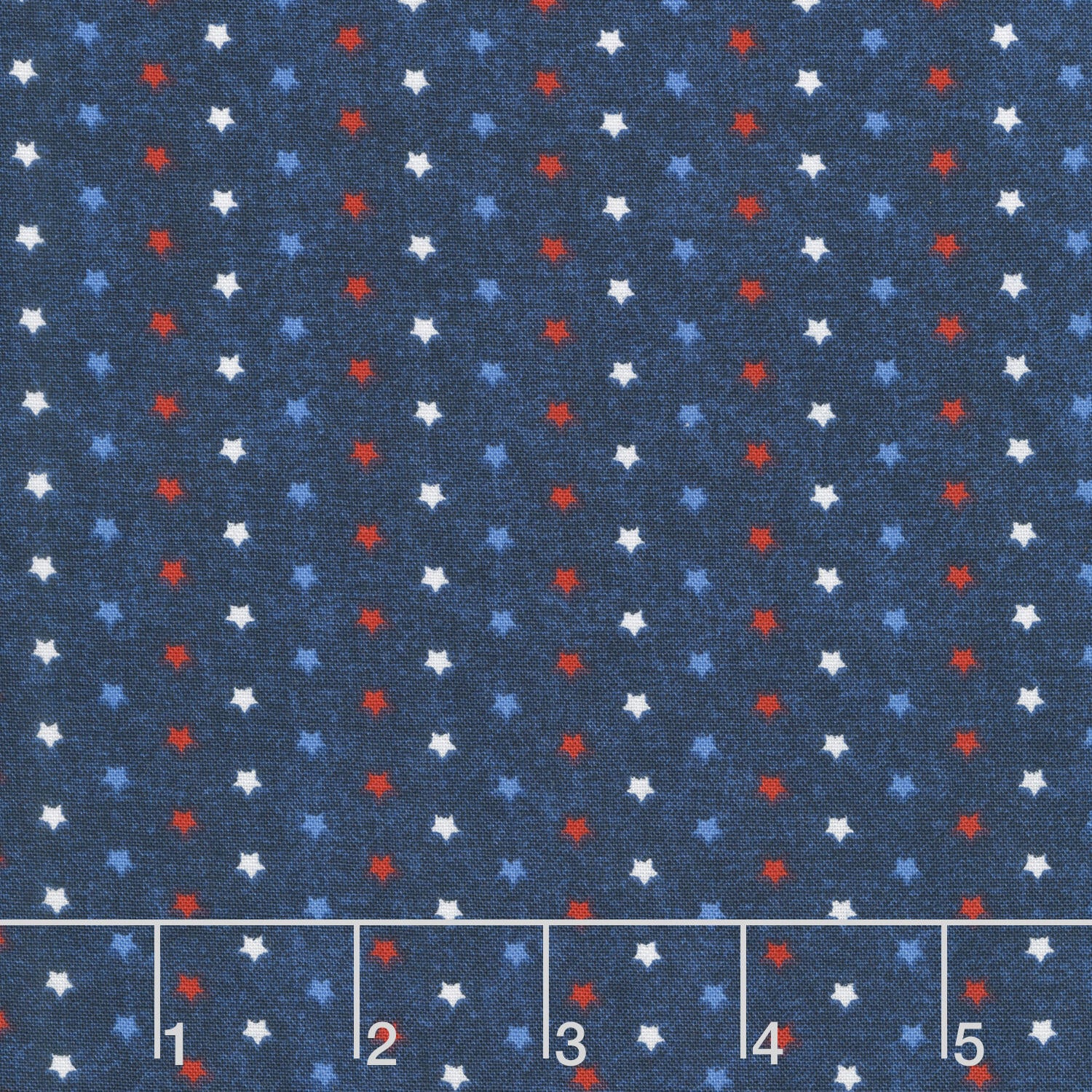 Stars Of Valor - Little Stars Blue Yardage