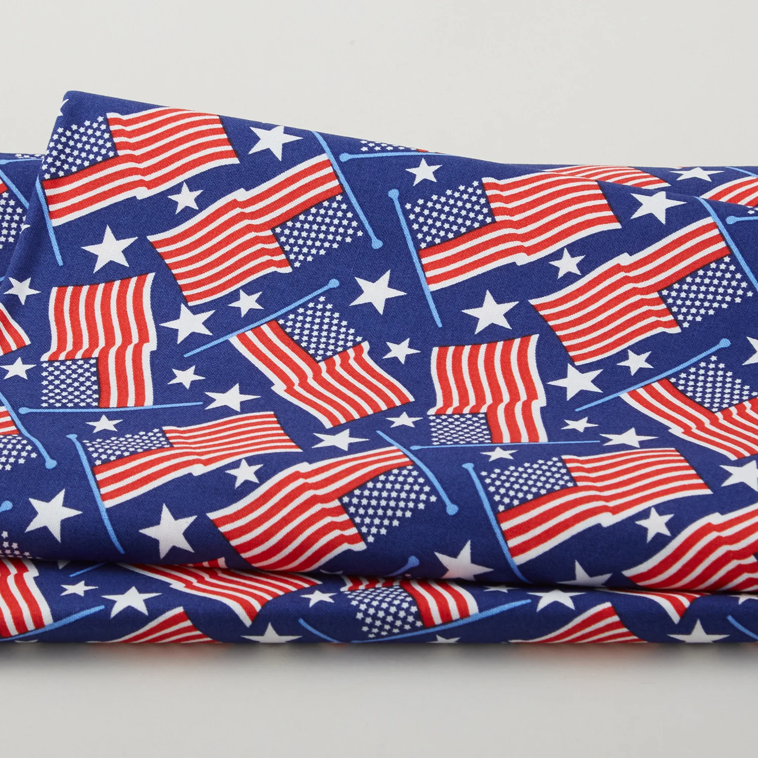 Stars & Stripes Favorites - Flags Wave Blue 2 Yard Cut