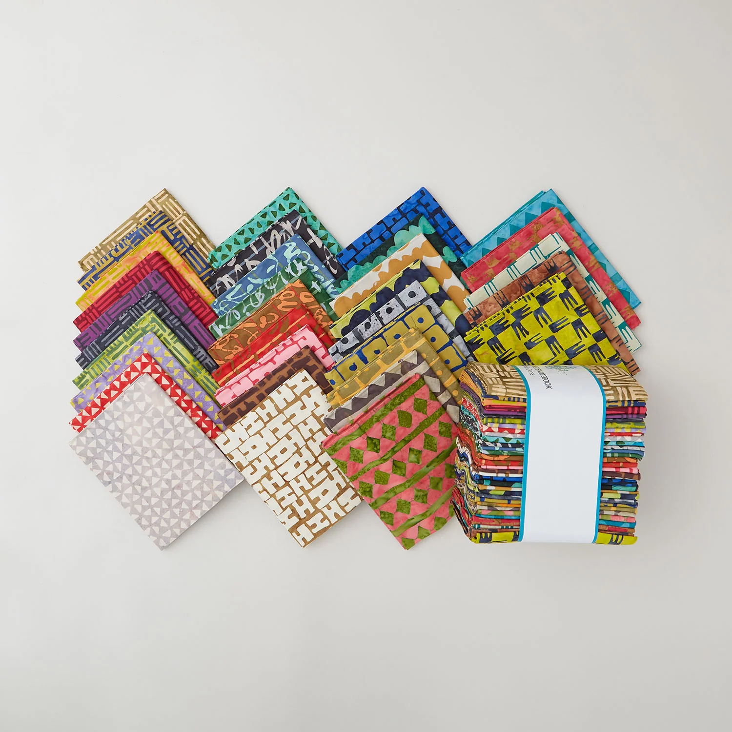 Stenographer's Notebook Batiks Fat Quarter Bundle