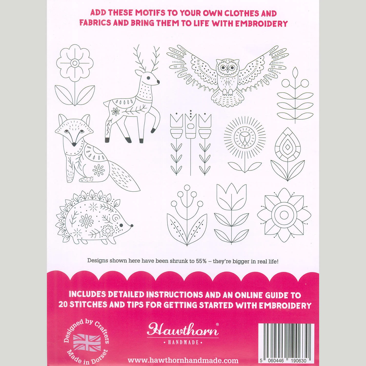 Stick & Stitch Embroidery Pack - Woodland Folk - Image 3