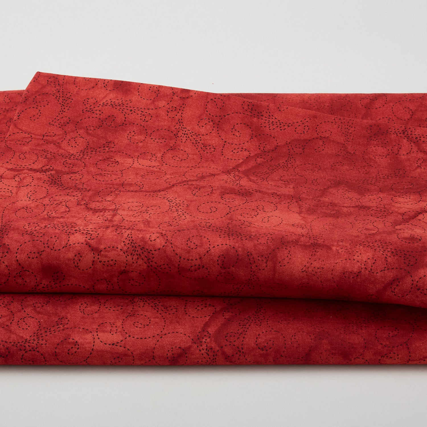 Stitch - Printed Stitches Red 108" Wide 3 Yard Cut