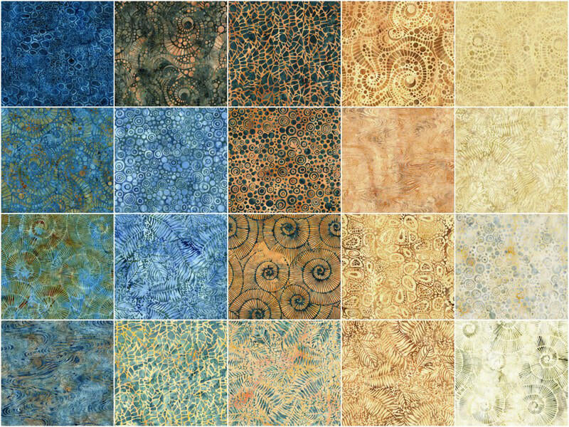Stone Strata Batiks Strips - Image 3