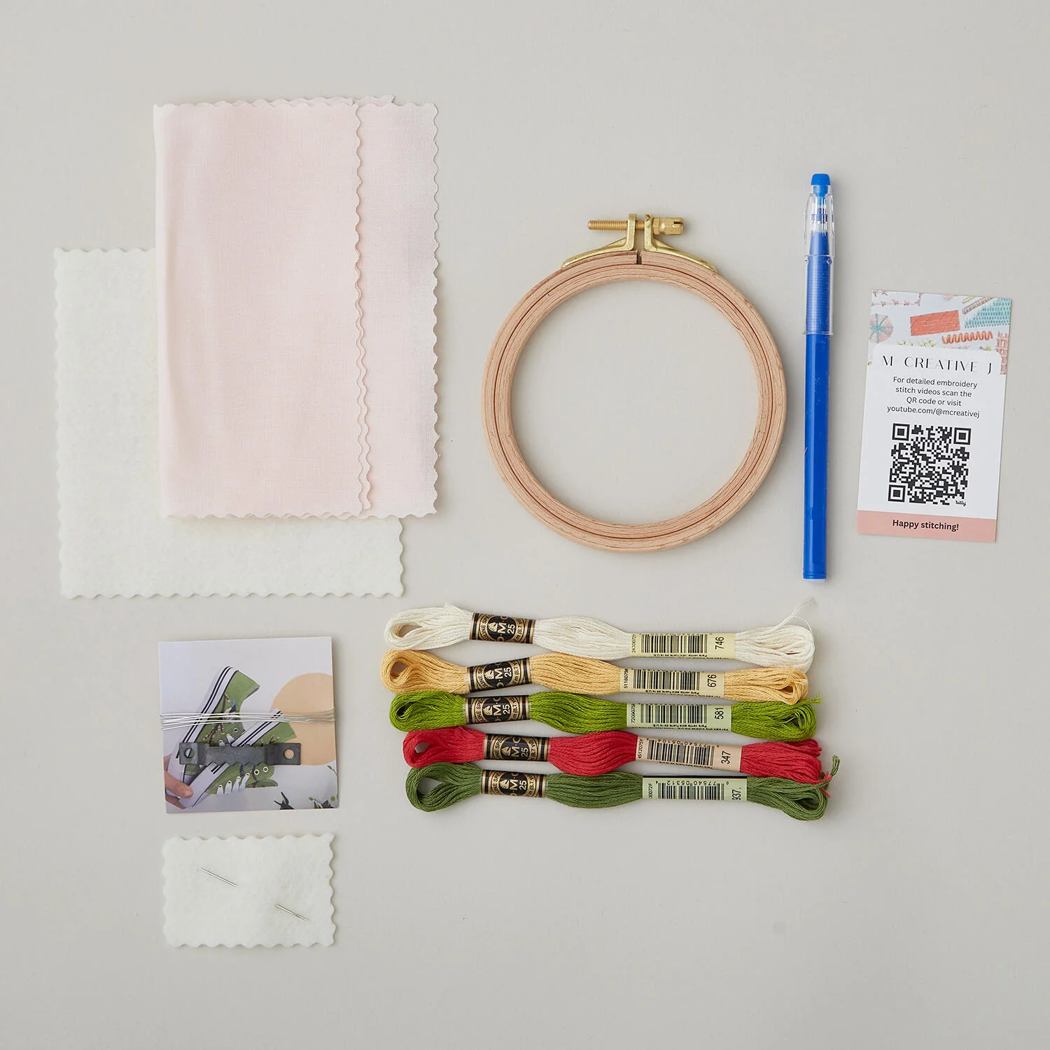Stumpwork Strawberries Embroidery Kit - Image 2