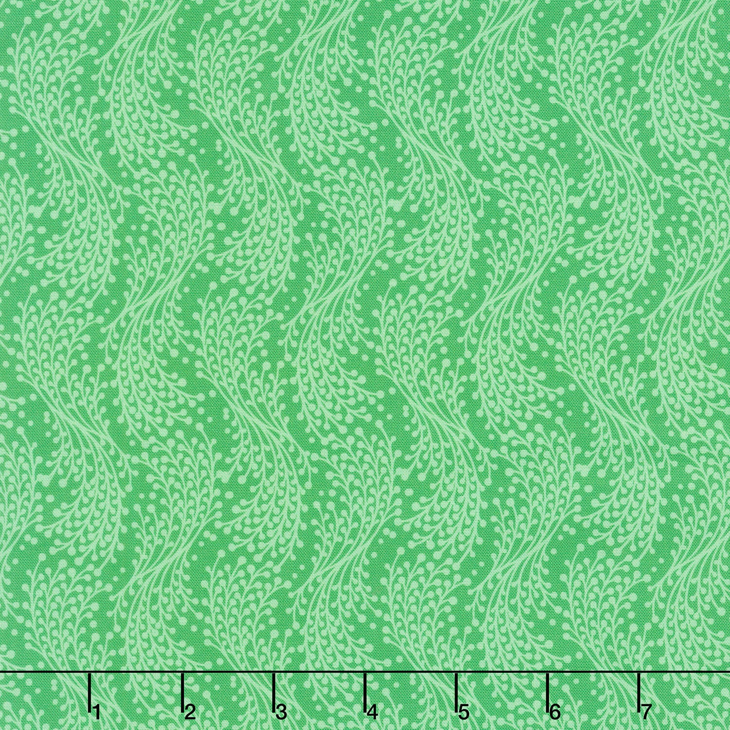 Sunflower Sonata - Vines Green Yardage