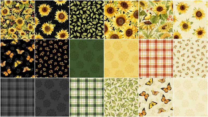 Sunflower Splendor Fat Quarter Crystals - Image 3