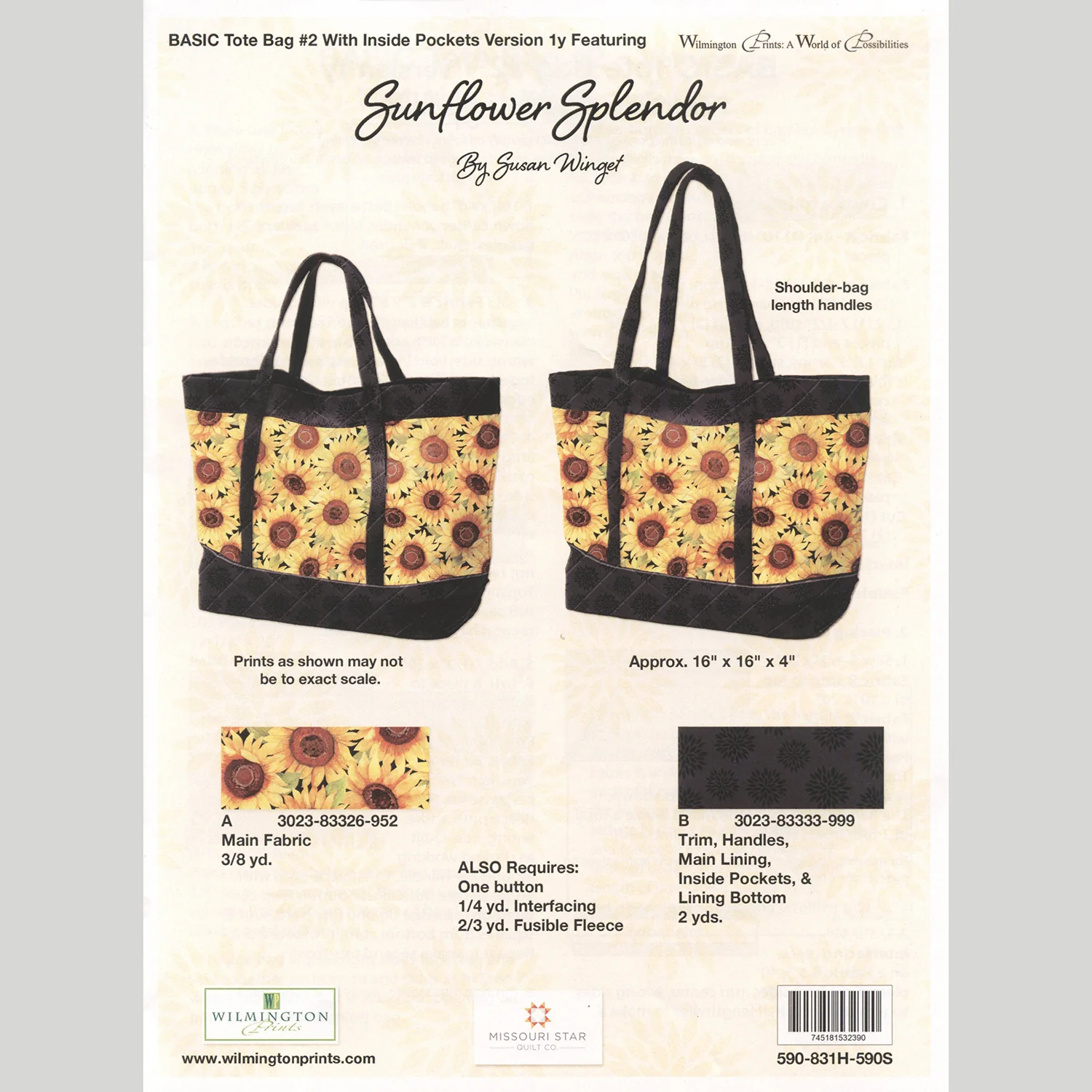 Sunflower Splendor Tote Bag Kit - Image 3