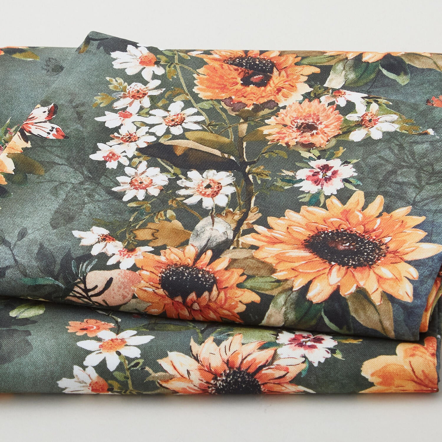 Sunset Garden Favorites - Teal Sunflower 2 Yard Cut