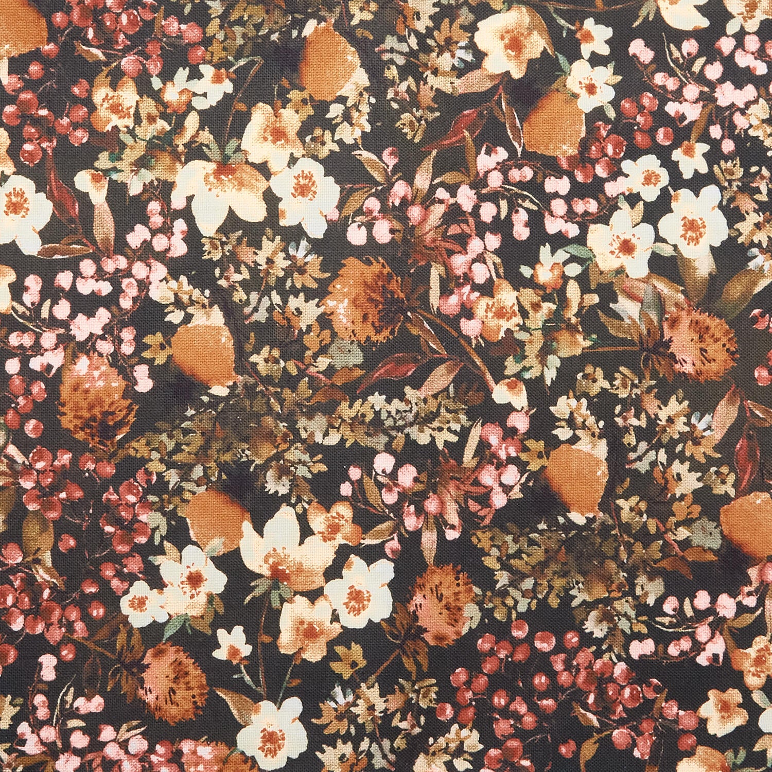 Sunset Garden Favorites - Walnut Flowers 2 Yard Cut - Image 2
