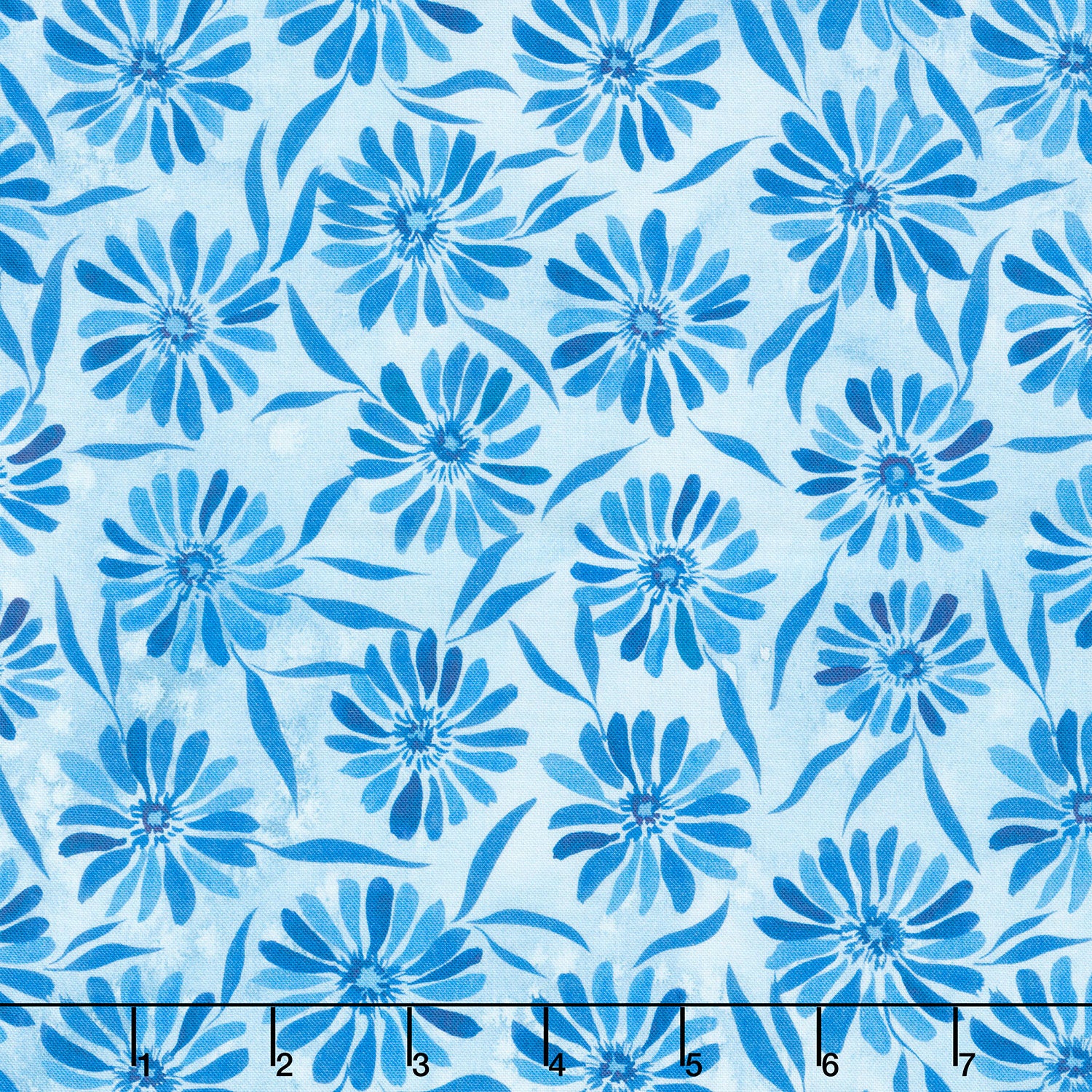 Sunshine and Blue Skies - Brightly Beaming Sky Blue Yardage