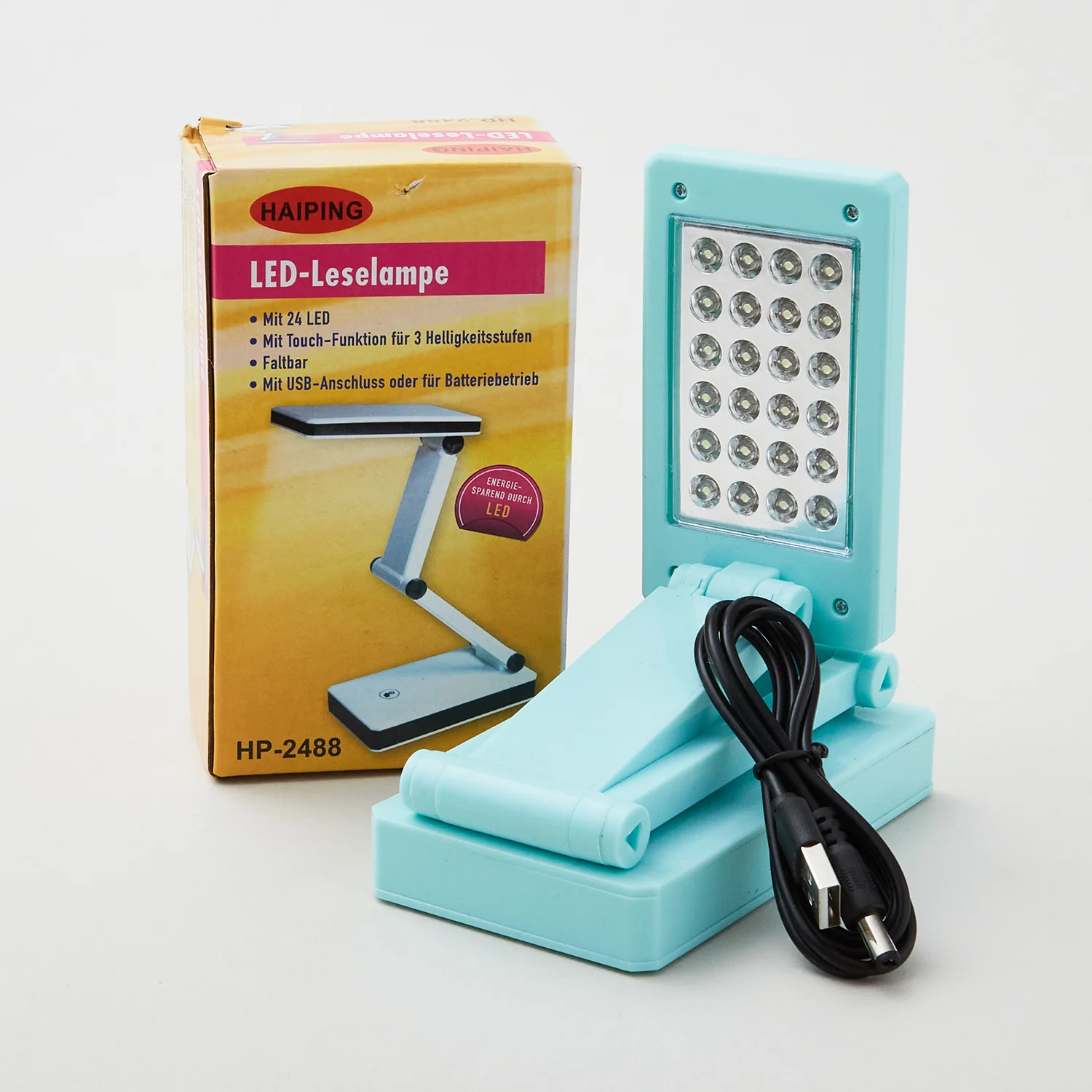 Super Bright Portable LED Lamp - Aqua - Image 2