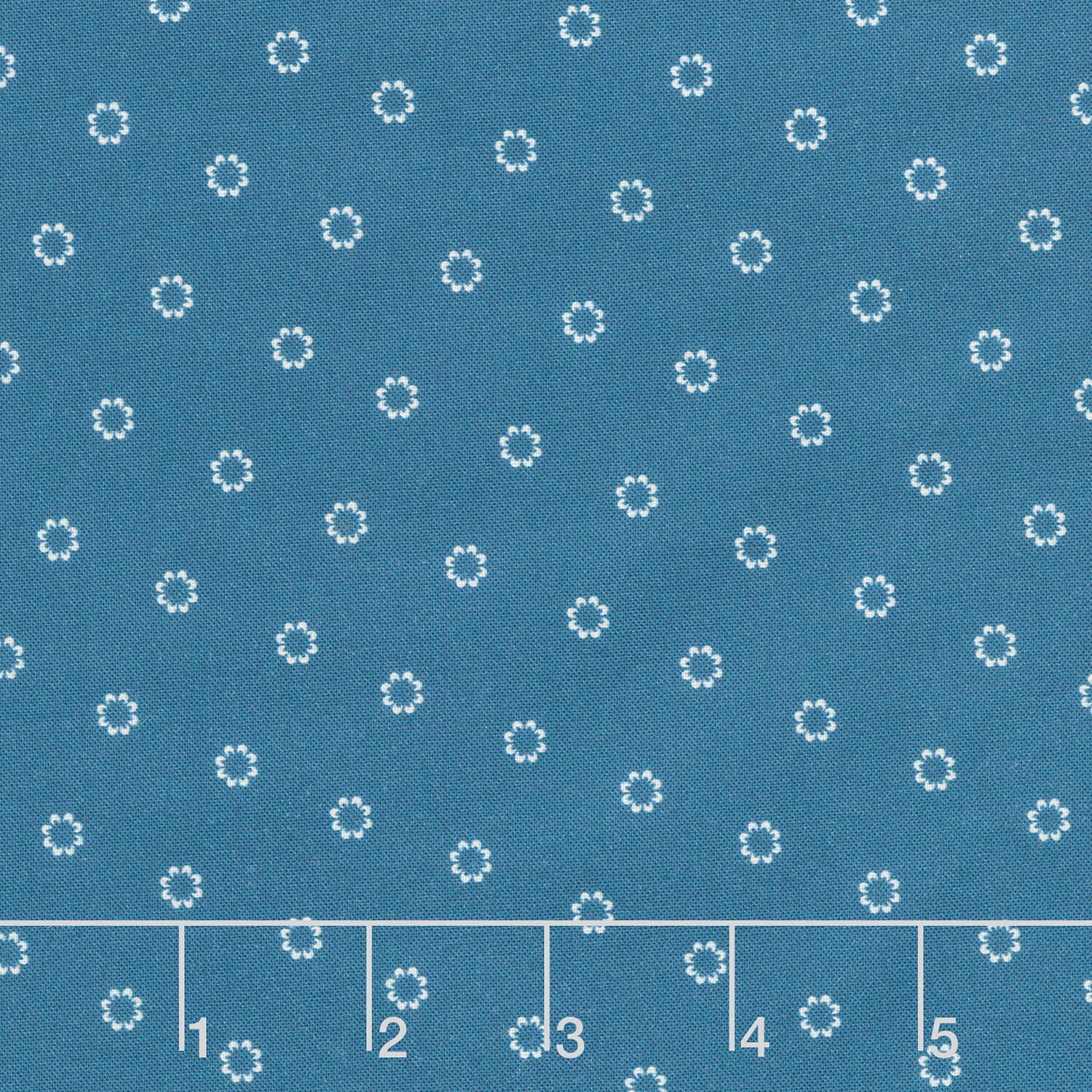 Swatch Book - Daisies Navy Yardage