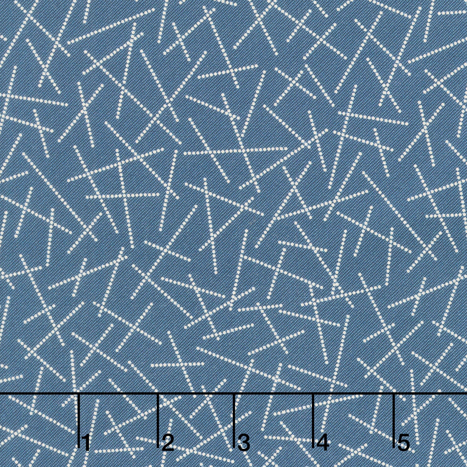 Swatch Book - Dancing Dashes Indigo Yardage