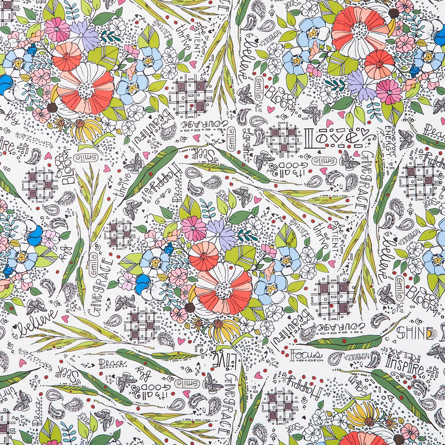 Sway by Kori - Blooming Doodles Multi Yardage