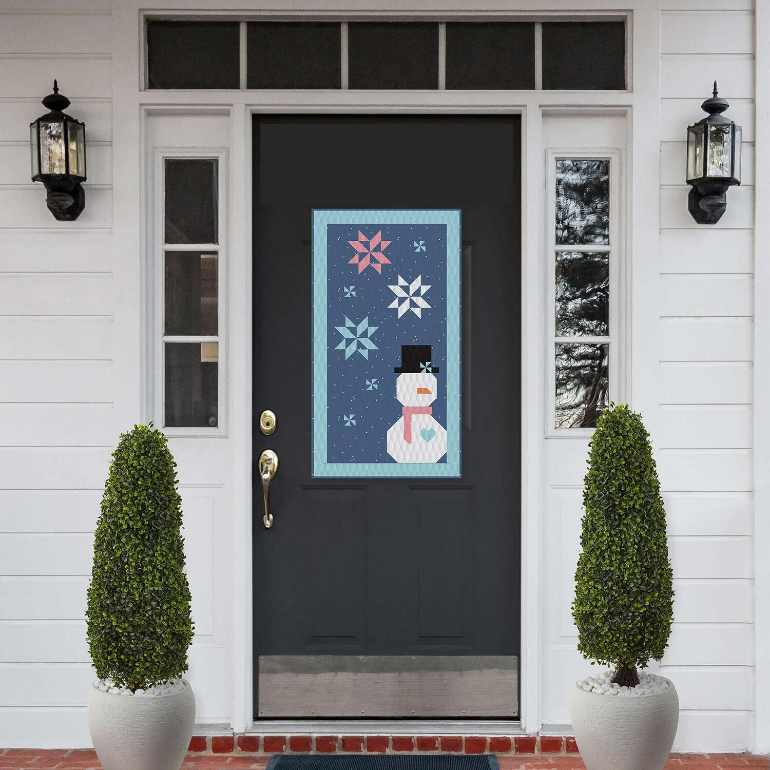 Sweet Snowman Door Banner Kit