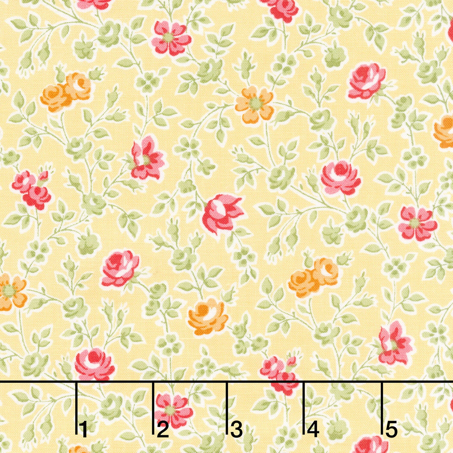 Sweet Things - Climbing Rose Yellow Yardage