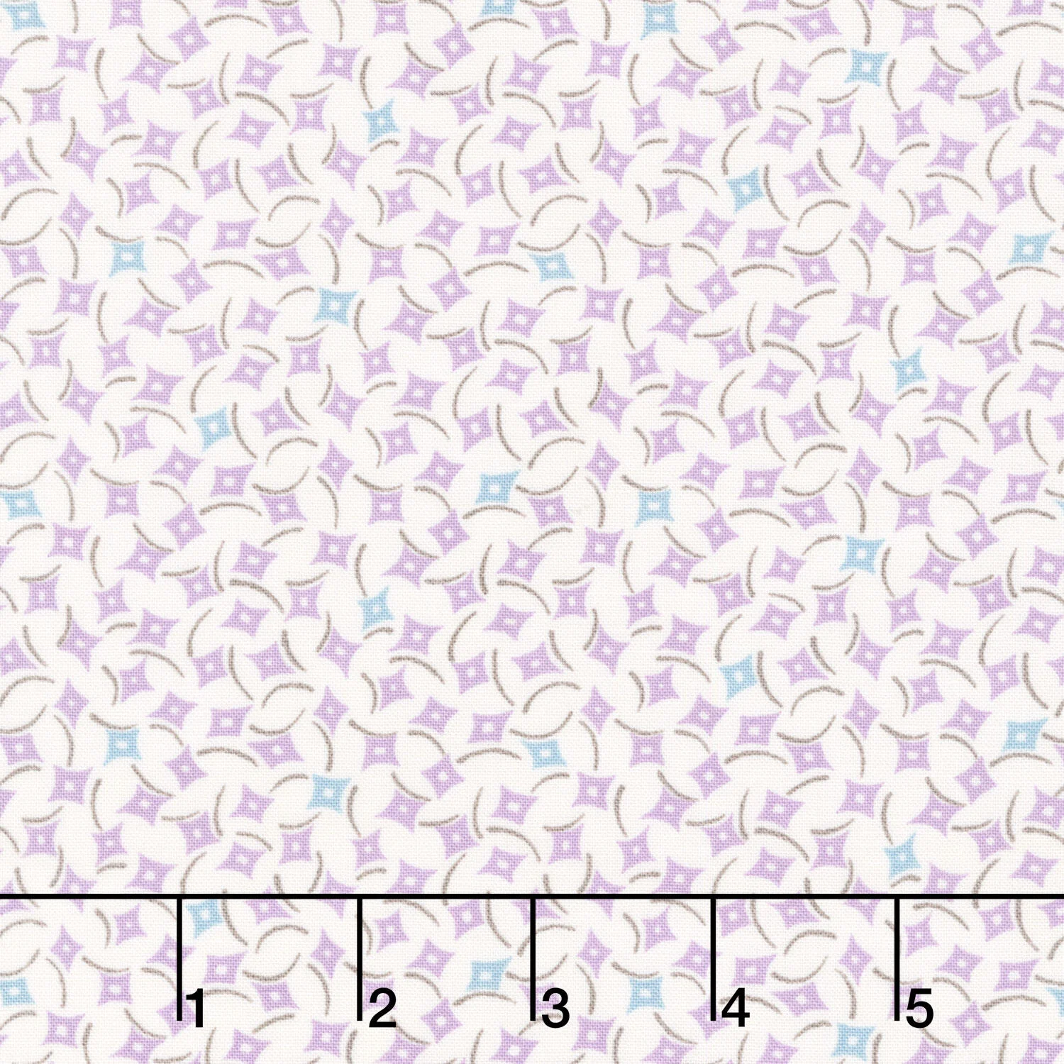 Sweet Things - Dancing Diamonds Purple Yardage