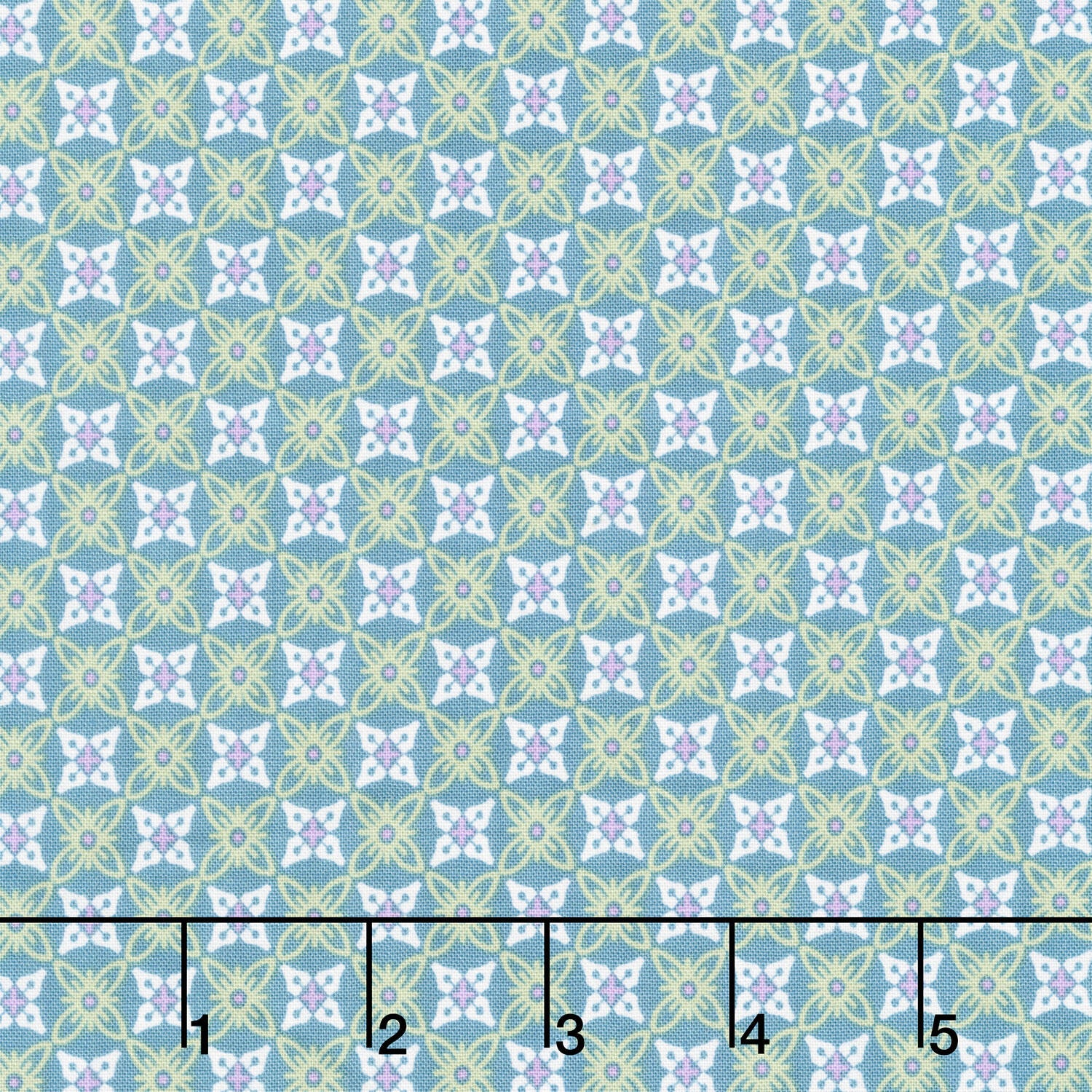 Sweet Things - Quatrefoil Teal Yardage