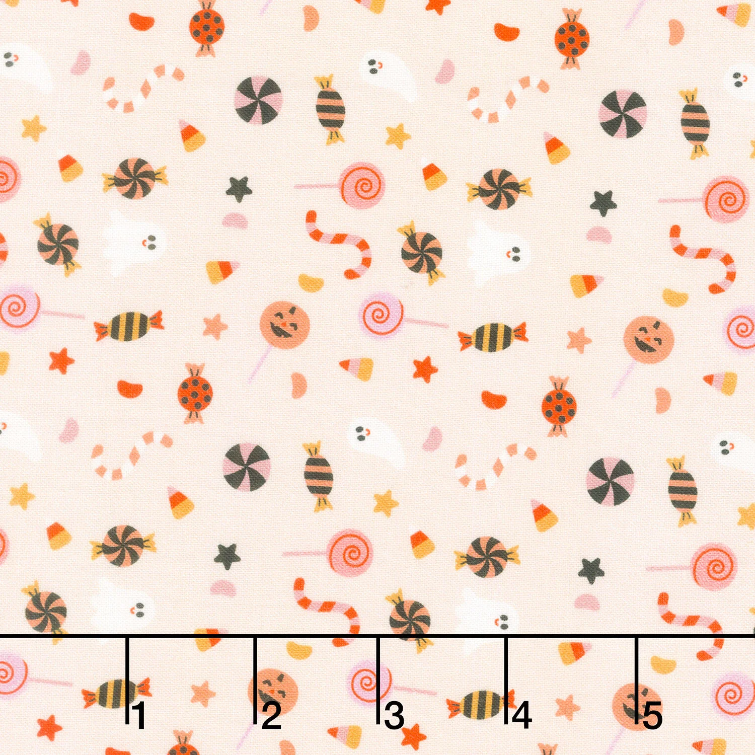 Sweet Treats - Candies Peach Yardage