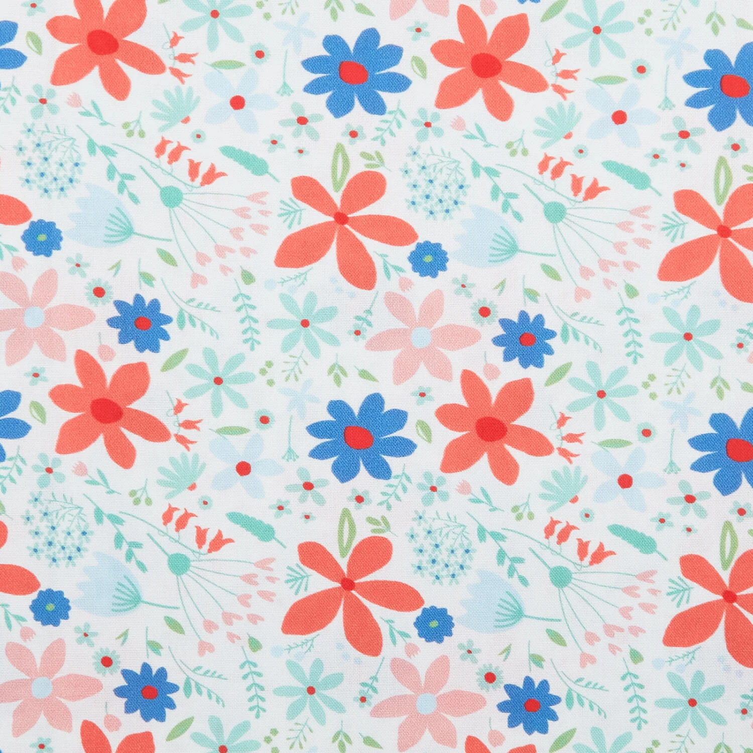 Sweetie - Tossed Flowers White 2 Yard Cut - Image 2
