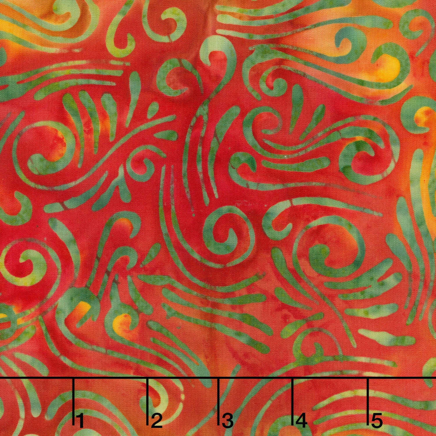 Swirls II Batik 108" Wide Backing - Swirls Gold Multi 108" Wide Backing